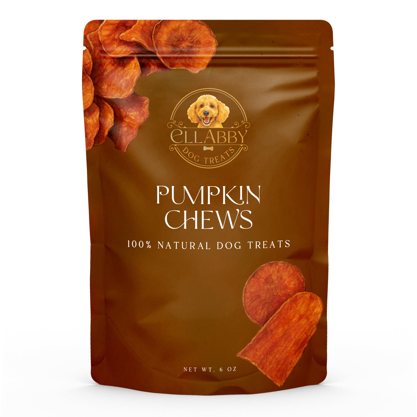 Ellabby Pumpkin Chews 6oz - 100% All Natural