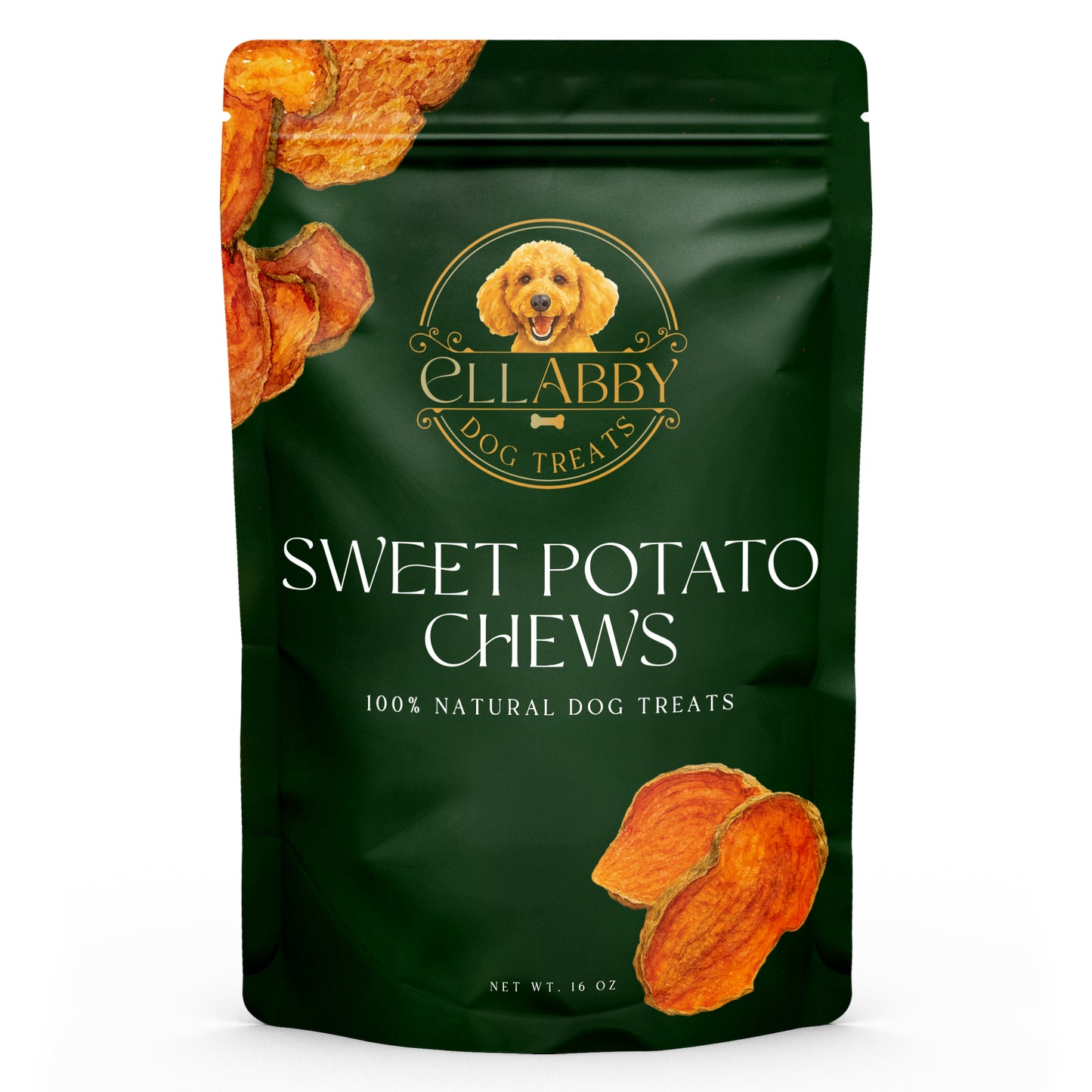 Ellabby Sweet Potato Chews 16 oz - 100% All Natural