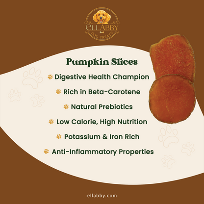 Ellabby Pumpkin Chews 6oz - 100% All Natural